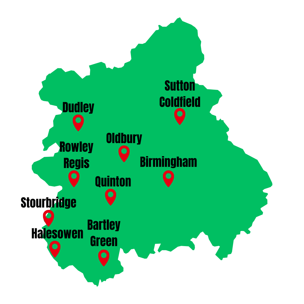 Areas We Cover 